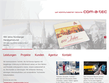 Tablet Screenshot of com-a-tec.de